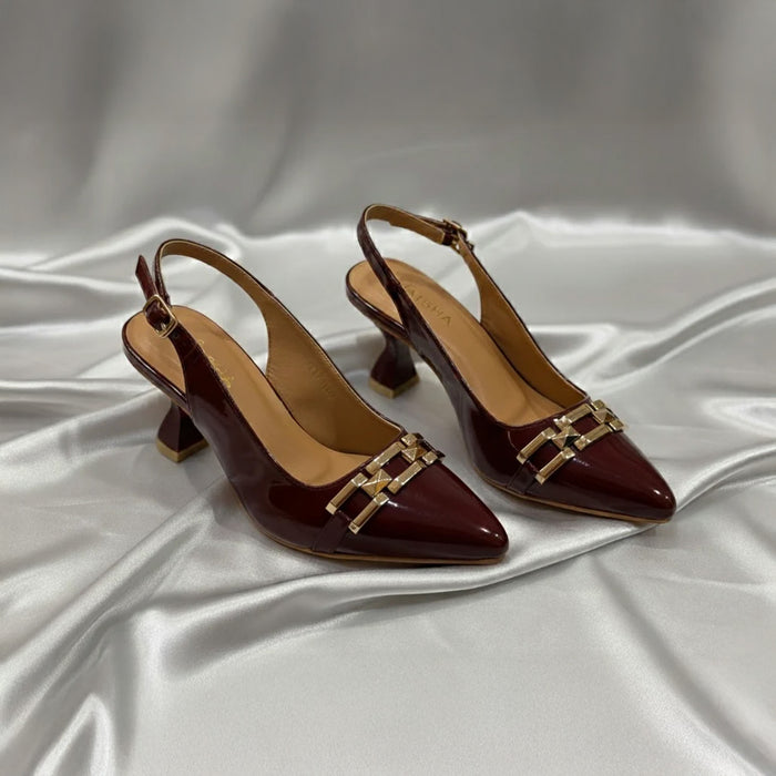 Classy Mahroon Mule MM-203