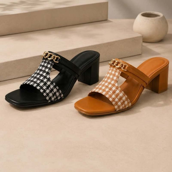 Mustard Chain Heel MH-305