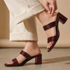 Mahroon Strap Heel MH-304