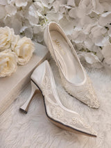 Blush Embroidery Mules MM - 232