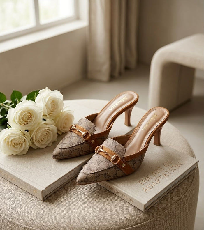 Kitten Heel Mules MM - 227
