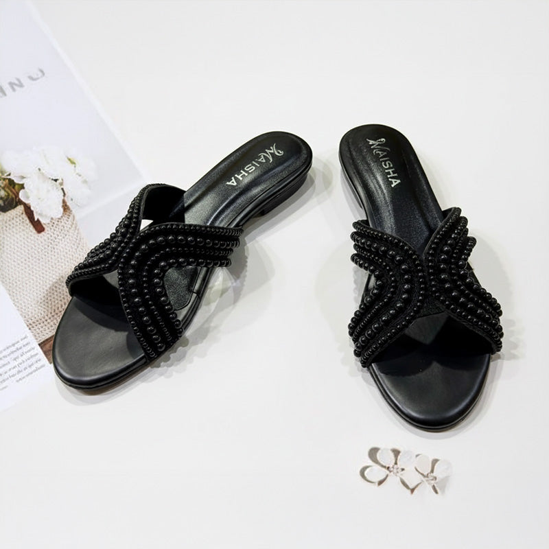 Pear Cross Strap Flat MF - 123