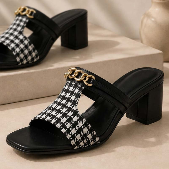 Mustard Chain Heel MH-305