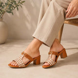 Mustard Chain Heel MH-305